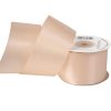 Panglică satinată 50mm x 22.86m – Șampanie  