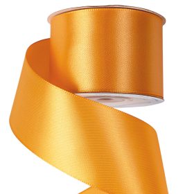 Satină panglică 50mm x 22.86m - Portocaliu pastel