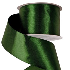 Satină panglică 50mm x 22.86m - Verde închis