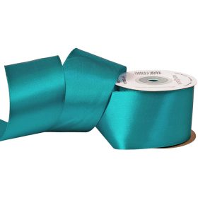 Satină panglică 50mm x 22.86m - Turcoaz