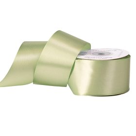 Satină panglică 50mm x 22.86m - Verde vintage