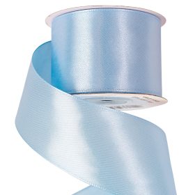 Satină panglică 50mm x 22.86m - Albastru deschis