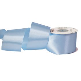 Satină panglică 50mm x 22.86m - Albastru deschis