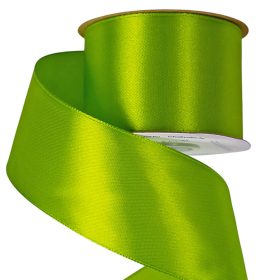 Satină panglică 50mm x 22.86m - Verde ceai