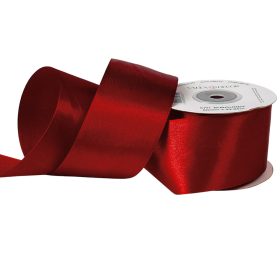 Satină panglică 50mm x 22.86m - Bordo