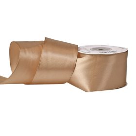 Satină panglică 50mm x 22.86m - Maro