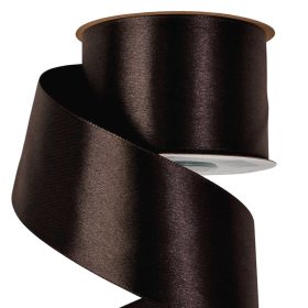 Satină panglică 50mm x 22.86m - Negru