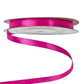 Satină panglică 6mm x 22.86m - Roz închis