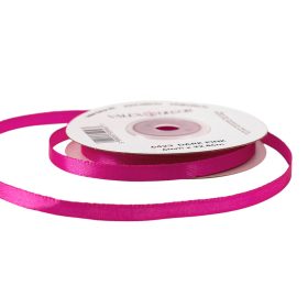 Satină panglică 6mm x 22.86m - Roz închis
