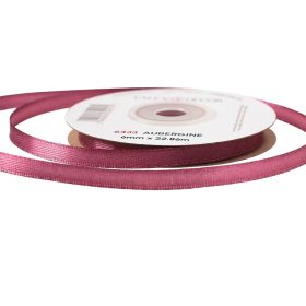 Satină panglică 6mm x 22.86m - Vânătă