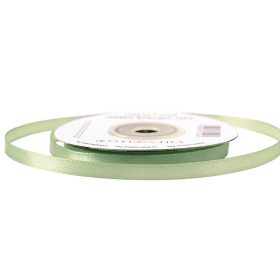 Satină panglică 6mm x 22.86m - Verde vintage