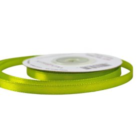 Satină panglică 6mm x 22.86m - Verde ceai