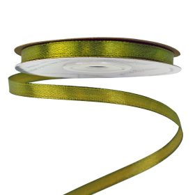 Satină panglică 6mm x 22.86m - Verde măsliniu