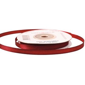 Satină panglică 6mm x 22.86m - Bordo