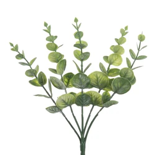 Plantă artificială eucalipt, 27cm x 12cm - Verde