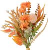Buchet artificial cu dalii iarbă de malț rozmarin eucalipt ramuri de arțar și salvie 44cm  