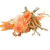 Buchet artificial cu dalii iarbă de malț rozmarin eucalipt ramuri de arțar și salvie 44cm  