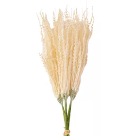 Mănunchi decorativ de plante artificiale, 23.5cm - Bej