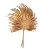 Mănunchi de frunze palmier aurii metalizate, 6 fire, 33cm x 20cm