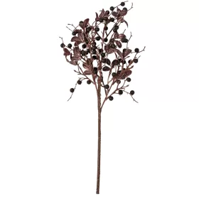 Ramură decorativă cu bobițe, 56cm - Negru