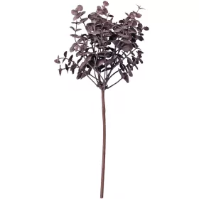 Ramură artificială de eucalipt, 33cm - Maro închis