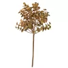 Ramură artificială de eucalipt, 33cm - Galben
