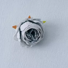 Floare artificială de bujor, cap, 5.5cm - Albastru