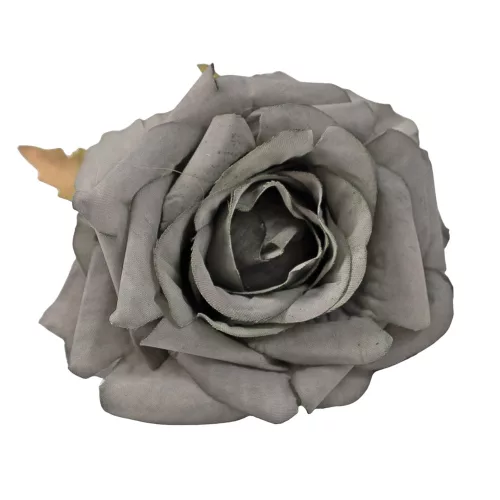 Cap de trandafir artificial, 8cm - Albastru