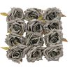 Cap de trandafir artificial 8cm – Albastru  