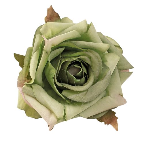 Cap de trandafir artificial 8cm – Verde  
