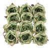 Cap de trandafir artificial 8cm – Verde  