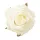 Cap de trandafir artificial, 8cm - Ecru