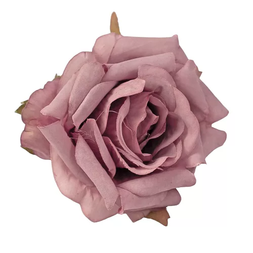 Cap de trandafir artificial, 8cm - Lila deschis