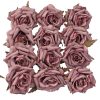 Cap de trandafir artificial 8cm – Liliachiu deschis  