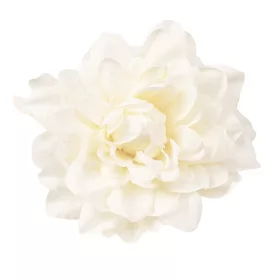 Cap de dalie artificială, 8cm - Ecru