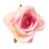 Cap de trandafir catifelat 8cm – Rose pink  