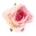 Cap de trandafir catifelat 8cm – Rose pink  