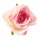 Cap de trandafir catifea, 8cm - Rose pink