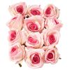 Cap de trandafir catifelat 8cm – Rose pink  
