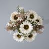 Buchet de floarea-soarelui artificială 42cm floare 9cm – Alb  