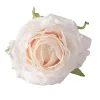 Cap de trandafir artificial, 7.5cm - Crem