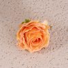 Cap de trandafir artificial 7.5cm – Galben  