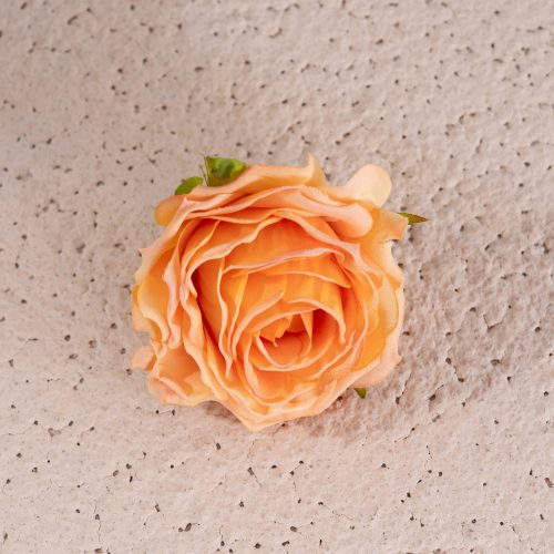 Cap de trandafir artificial 7.5cm – Galben  
