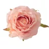 Cap de trandafir artificial, 7.5cm - Șampanie