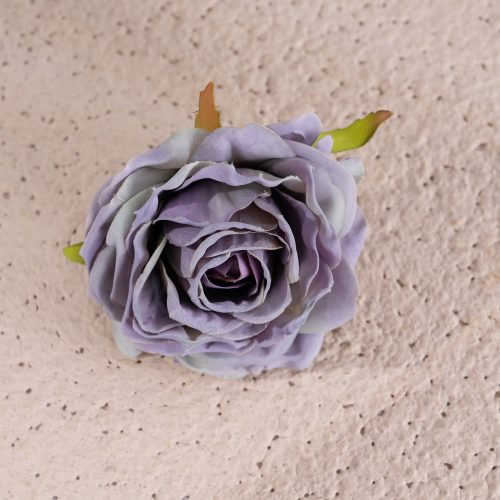 Cap de trandafir artificial 7.5cm – Mov  