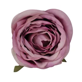 Cap de trandafir englezesc artificial, 5.5cm - Mov