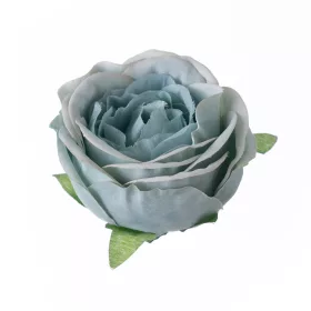 Cap de trandafir englezesc artificial, 5.5cm - Albastru