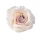 Cap de trandafir artificial, 10cm - Ecru