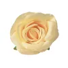 Cap de trandafir artificial, 10cm - Crem