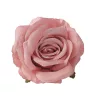 Cap de trandafir artificial, 10cm - Roz închis